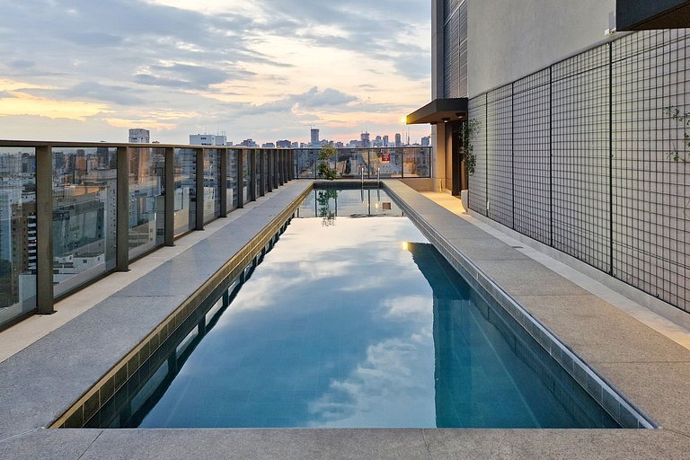 Wehome - Nice studio in Jardins, incredible view
