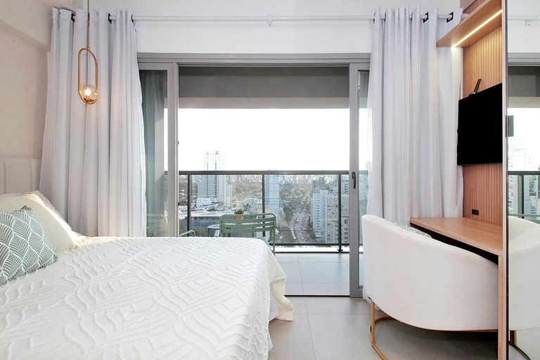 Wehome - Nice studio in Jardins, incredible view