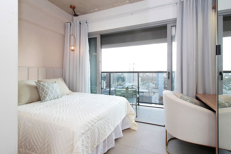 Wehome - Nice studio in Jardins, incredible view