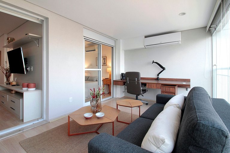 Flat de 1 quarto mobiliado na Vila Nova Conceição | WeHome