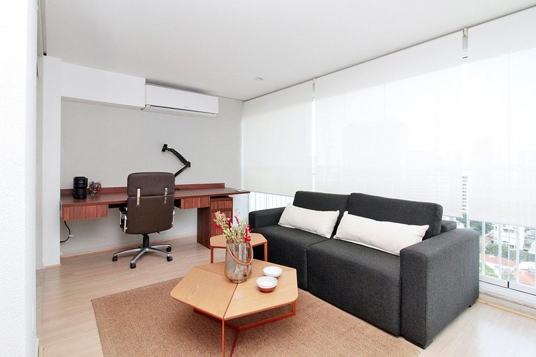 Flat de 1 quarto mobiliado na Vila Nova Conceição | WeHome