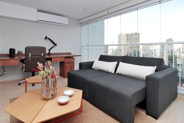 Flat de 1 quarto mobiliado na Vila Nova Conceição | WeHome