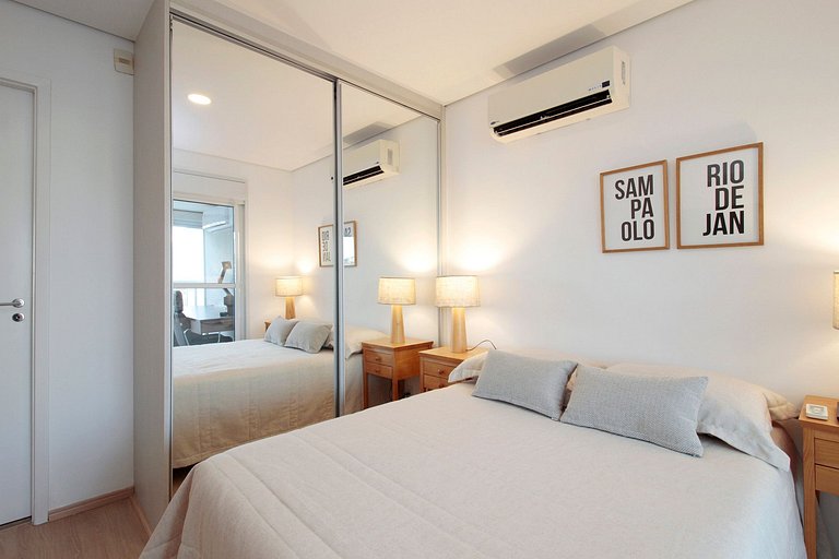 Flat de 1 quarto mobiliado na Vila Nova Conceição | WeHome