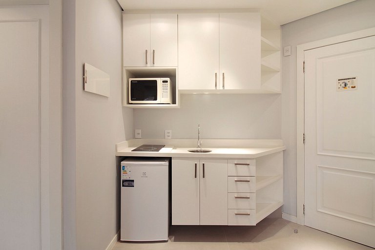 Wehome - Lindo studio, acomoda 4 com conforto!