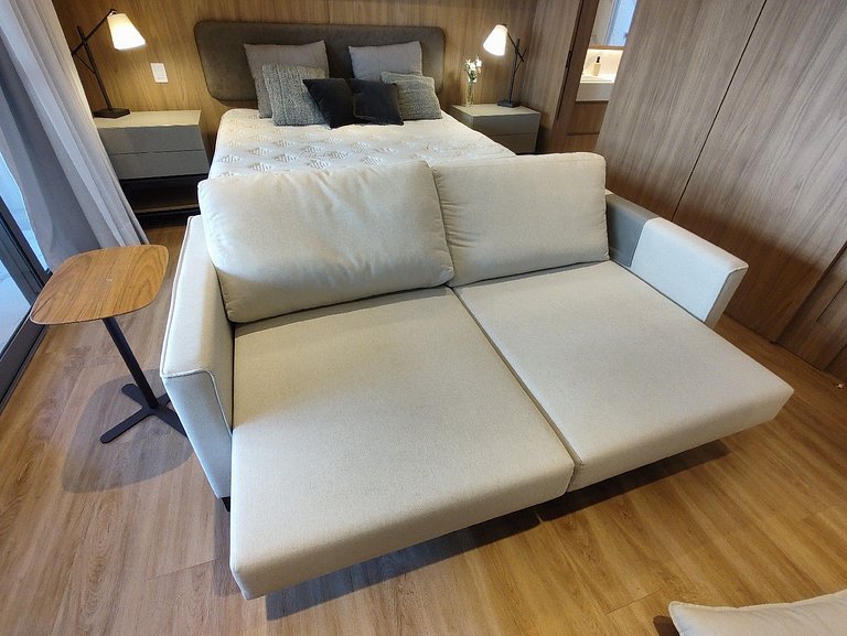 Impeccable! Located in Jardins, beautiful and fully equipped