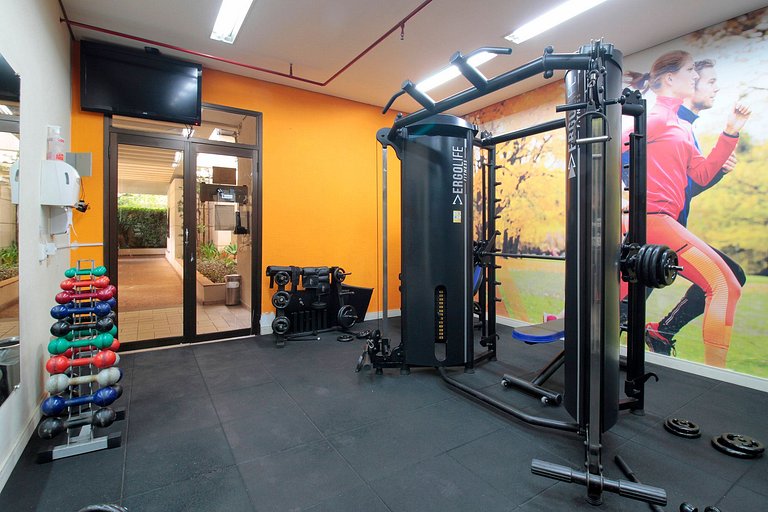 Wehome - Lindo studio, acomoda 4 com conforto!
