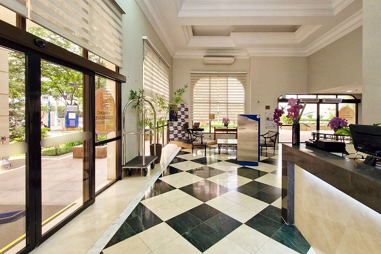 Wehome - Lindo studio, acomoda 4 com conforto!