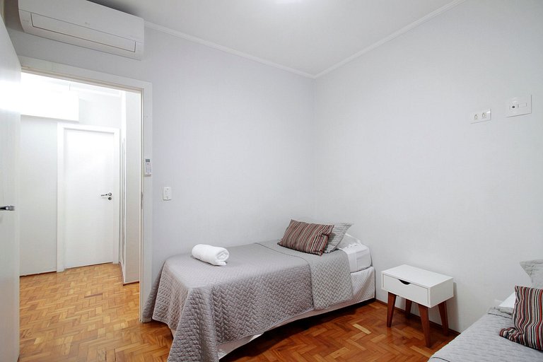 Wehome - 3 dorms, AC, cerca de Av Paulista