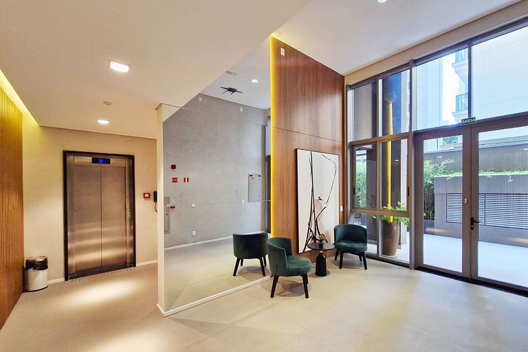 Charme e bom gosto - 1 dorm, Vila Nova Conceição