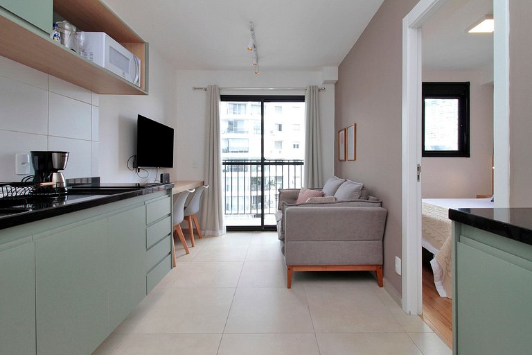 Flat de 1 quarto em Pinheiros | Vibe Pinheiros | WeHome