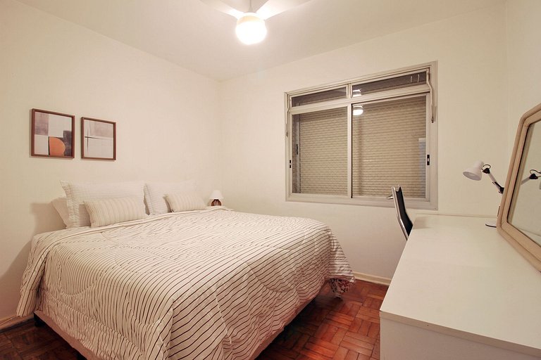 Flat de 3 quartos mobiliado em Higienópolis | WeHome
