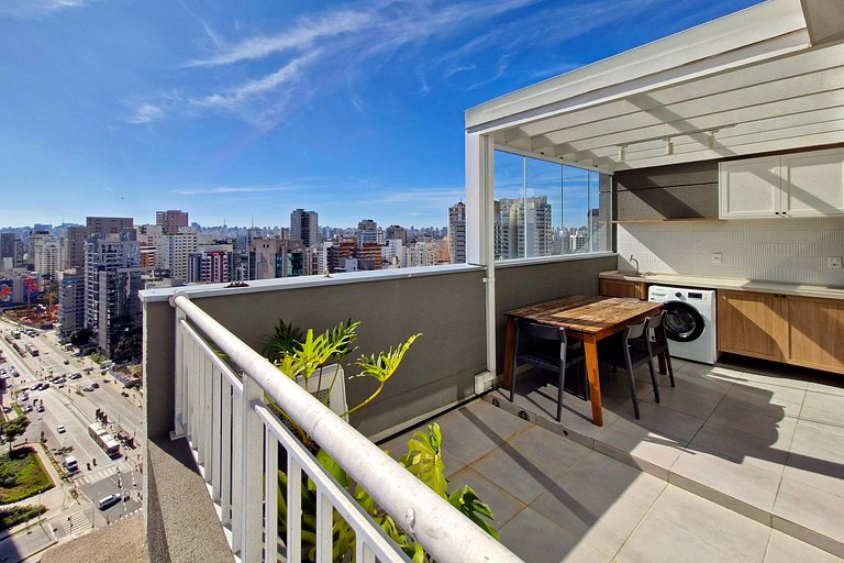 Wehome - 2 dormitorios, aire acondicionado, balcón y vista