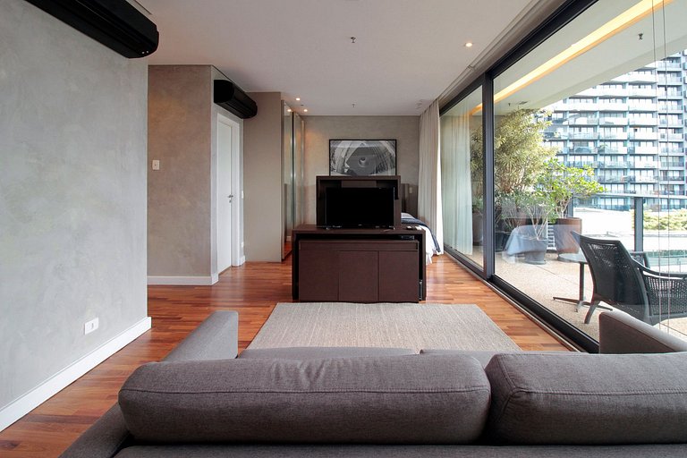 Wehome - Studio lindo e completo, na Av.Faria Lima