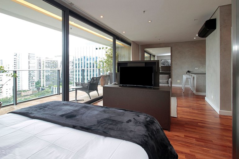 Wehome - Studio lindo e completo, na Av.Faria Lima