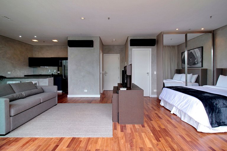 Wehome - Studio lindo e completo, na Av.Faria Lima