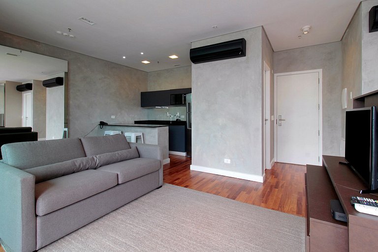 Wehome - Beautiful, bright and complete studio in Faria Lima