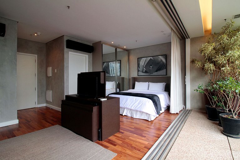 Wehome - Studio lindo e completo, na Av.Faria Lima