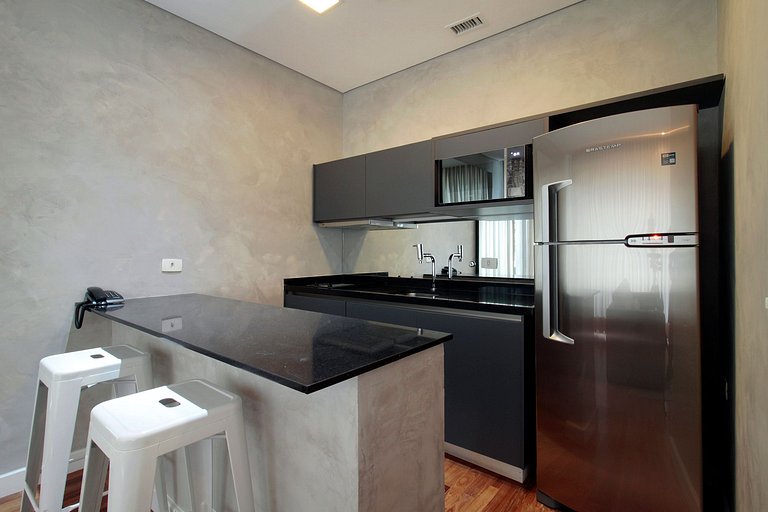 Wehome - Studio lindo e completo, na Av.Faria Lima