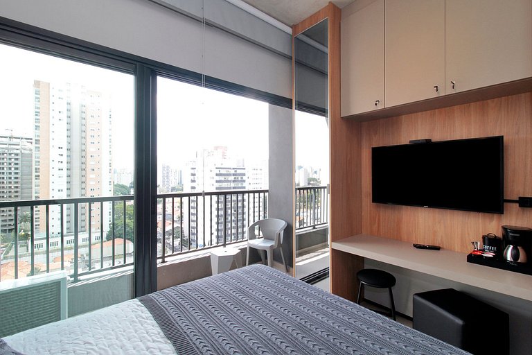 Wehome - Estudio moderno y totalmente equipado en Vila Olímp