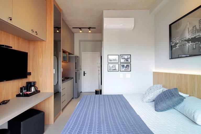 Wehome - Studio novo e completo na Vila Olímpia