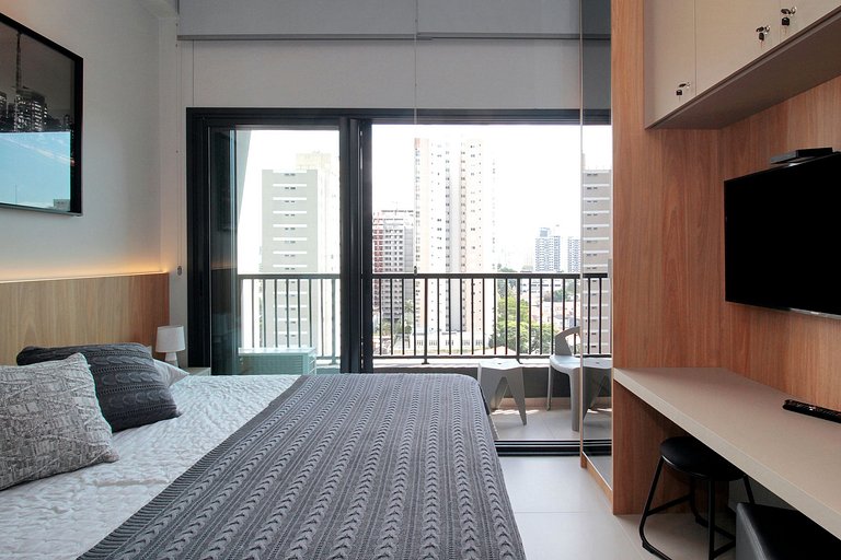 Wehome - Studio novo e completo na Vila Olímpia