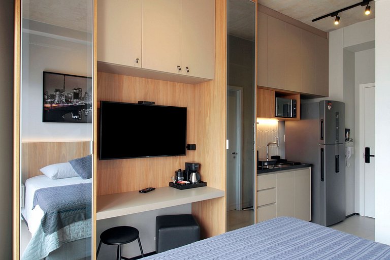 Wehome - Studio novo e completo na Vila Olímpia