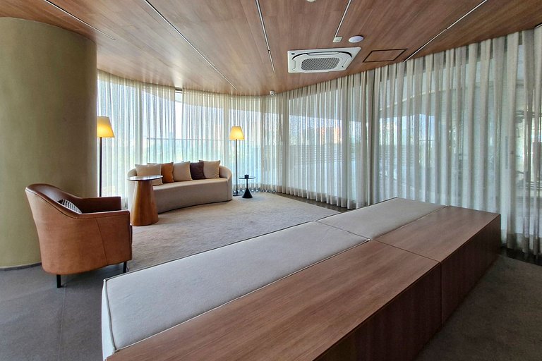 Wehome - Charmoso studio com vista e acomoda 3