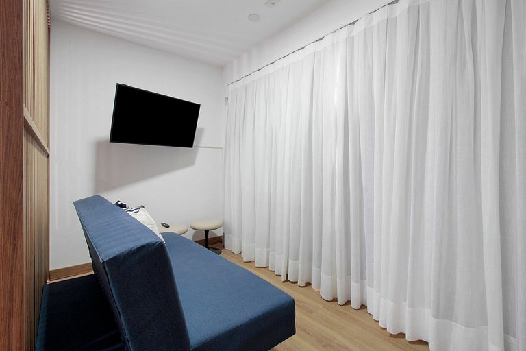 Wehome - Charmoso studio com vista e acomoda 3