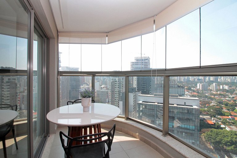 Wehome - Charmoso studio com vista e acomoda 3