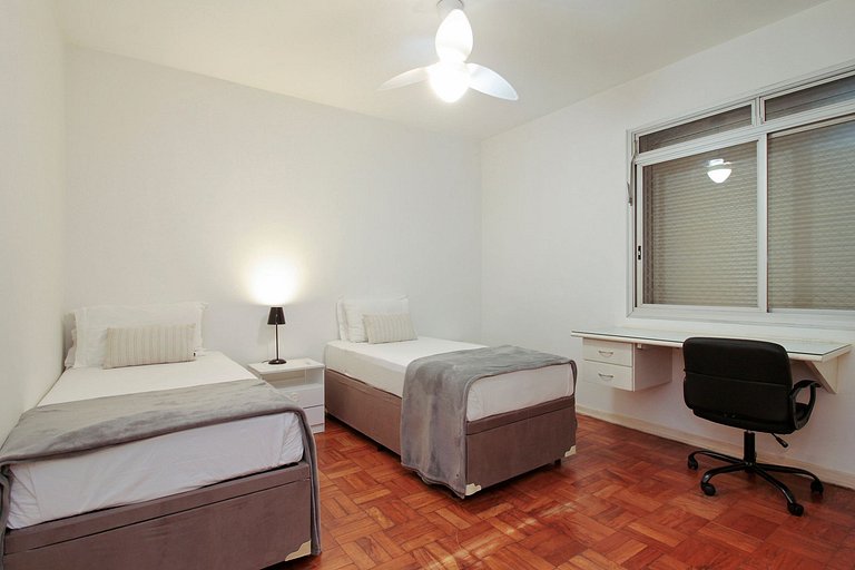 Flat de 3 habitaciones amueblado en Higienópolis | WeHome