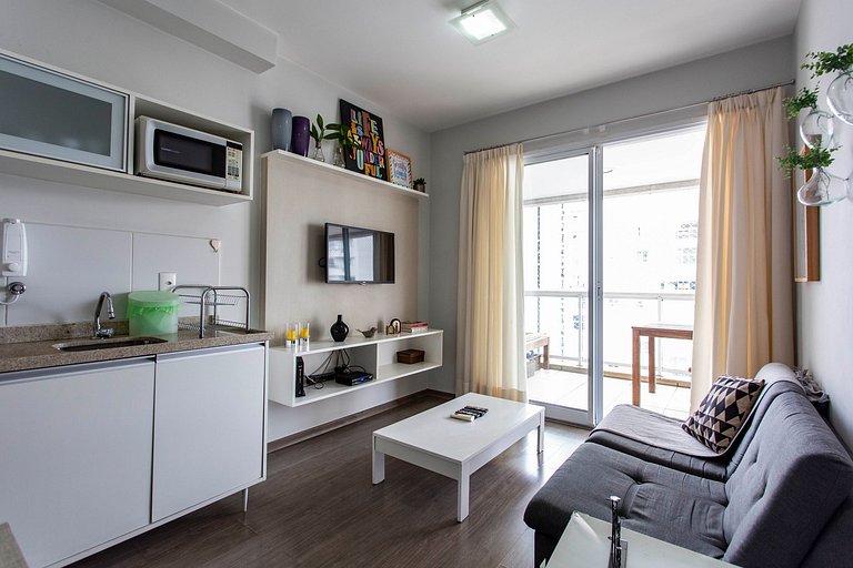 Flat de 1 quarto mobiliado na Vila Olímpia | WeHome