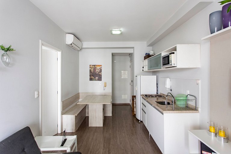 Flat de 1 habitación amueblado en Vila Olímpia | WeHome