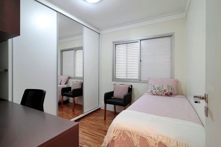 Wehome - Itaim Bibi: Dos habitaciones con aire acondicionado