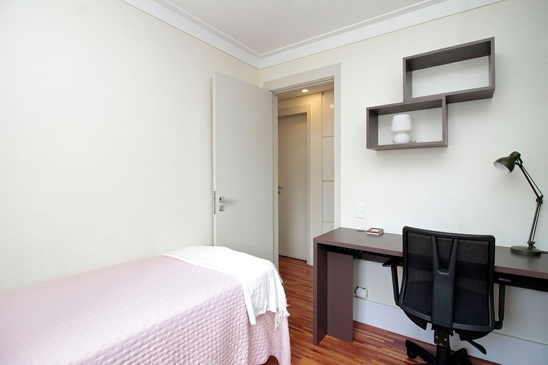 Wehome - Itaim Bibi: Dos habitaciones con aire acondicionado