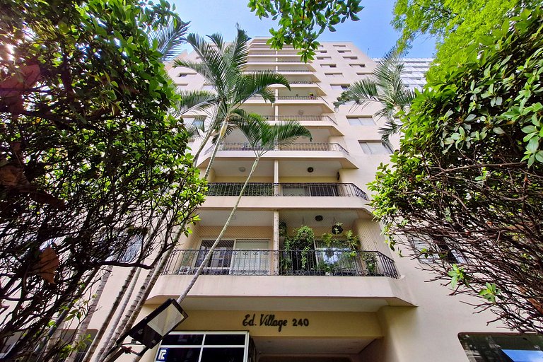 Wehome - Itaim Bibi: Dos habitaciones con aire acondicionado