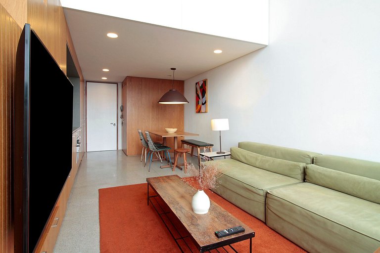 Amazing sunset and skyline in Vila Madalena