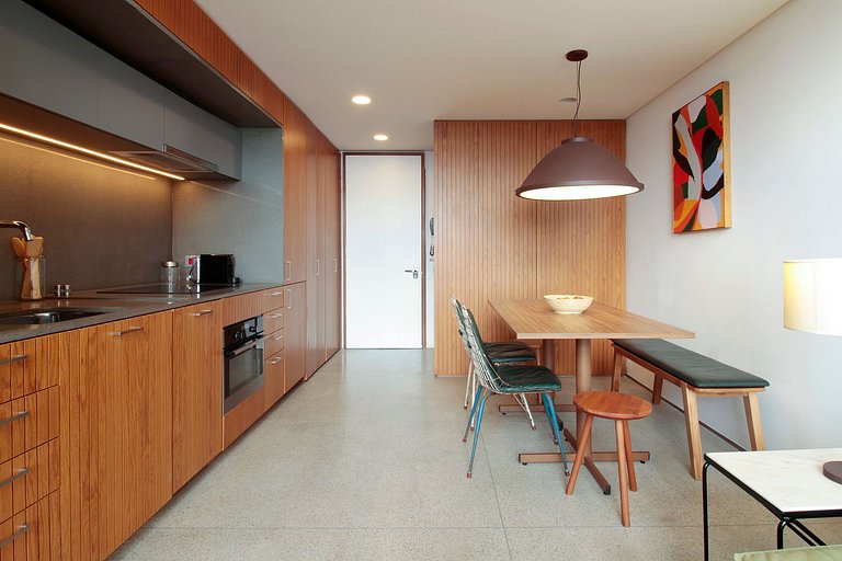 Impresionante atardecer y vista panorámica en Vila Madalena