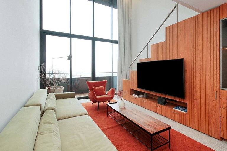 Impresionante atardecer y vista panorámica en Vila Madalena