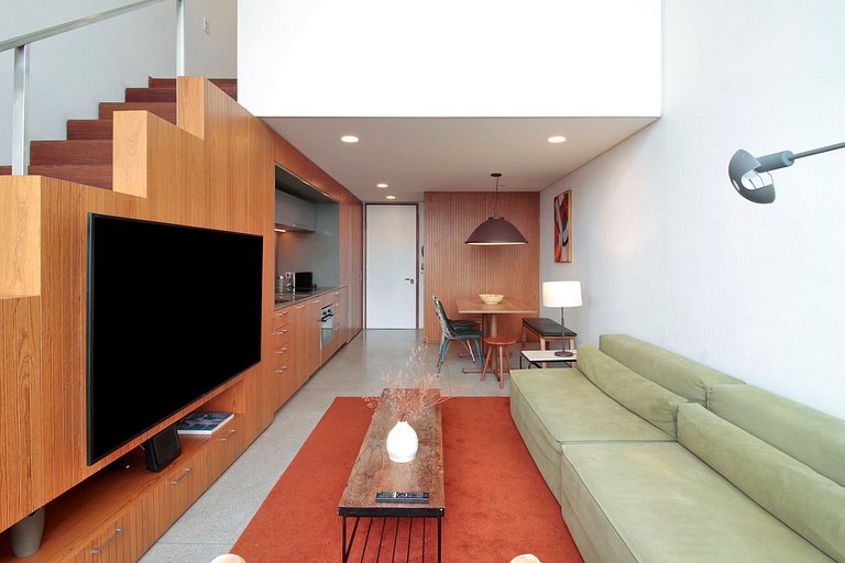 Impresionante atardecer y vista panorámica en Vila Madalena