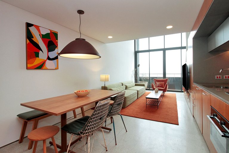 Vista maravilhosa em prédio exclusivo na Vila Madalena