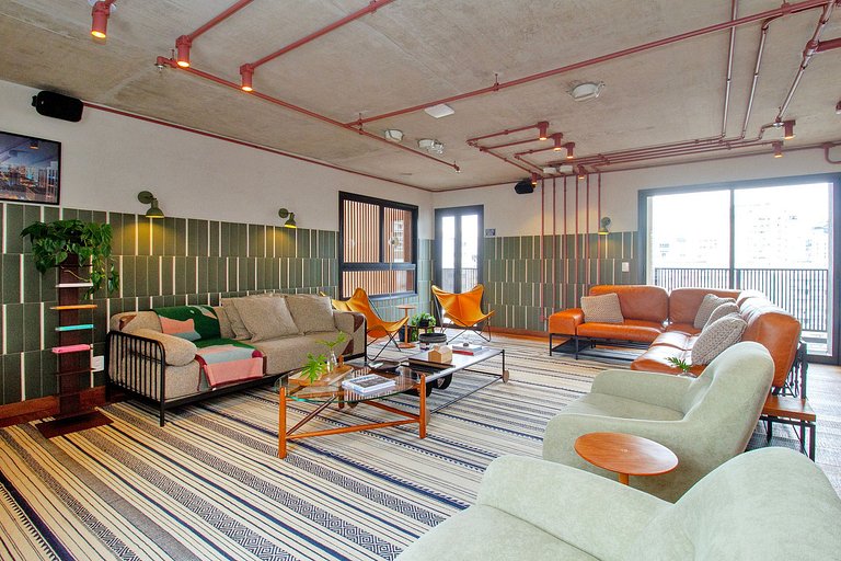 Studio moderno e charmoso na Oscar Freire, Jardins