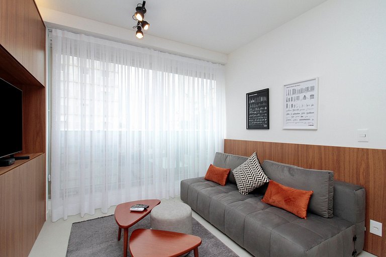 Apartamento único de 1 dormitorio en Vila Mariana