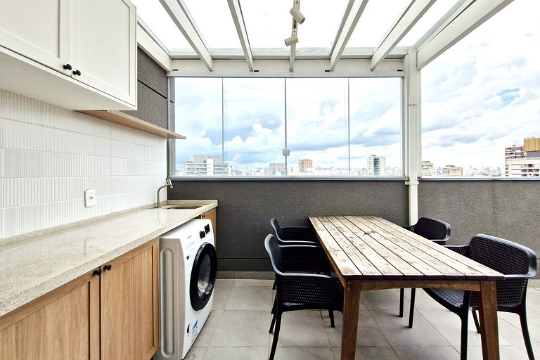 Flat de 2 habitaciones amueblado en Itaim Bibi | WeHome