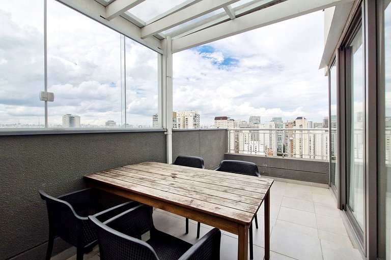 Flat de 2 habitaciones amueblado en Itaim Bibi | WeHome