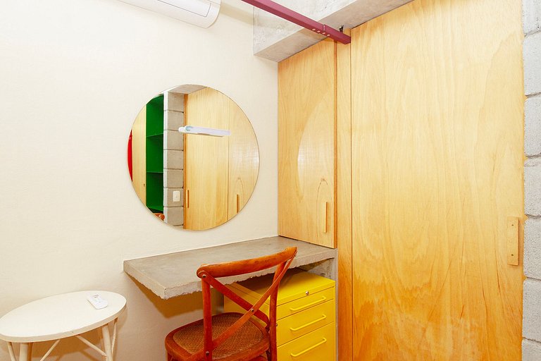 WEHOME - Moderno, 1 dorm, AC, con vibe única!