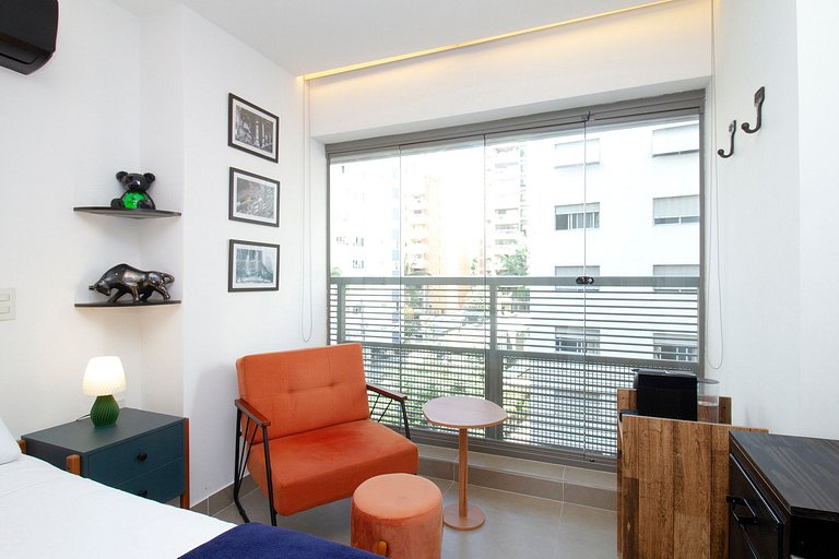 Wehome - Estudio en Itaim, nuevo y funcional.