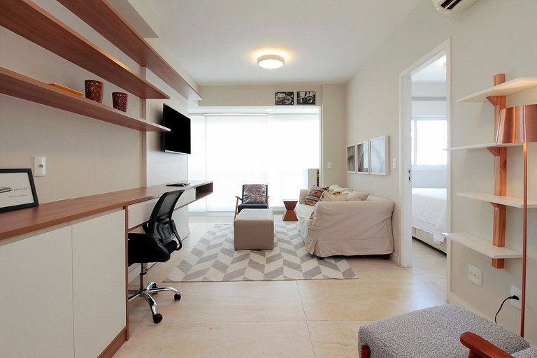 Apartamento ideal para executivos na Vila Olímpia