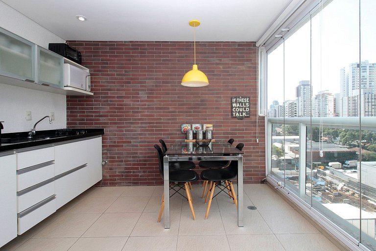 Apartamento ideal para ejecutivos en Vila Olímpia