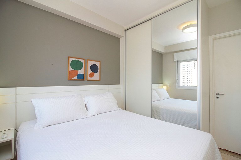 Apartamento ideal para executivos na Vila Olímpia