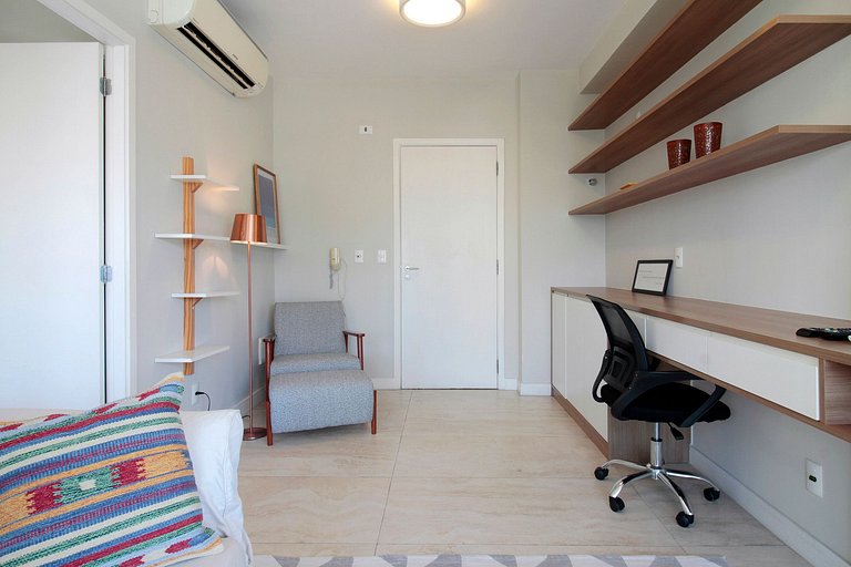 Apartamento ideal para executivos na Vila Olímpia